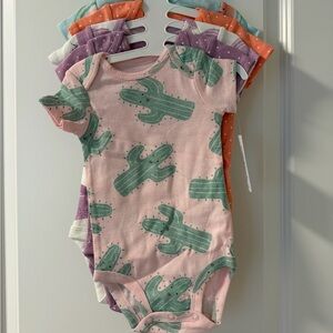 Baby Girl - 5-Pack Onesies - 6mo